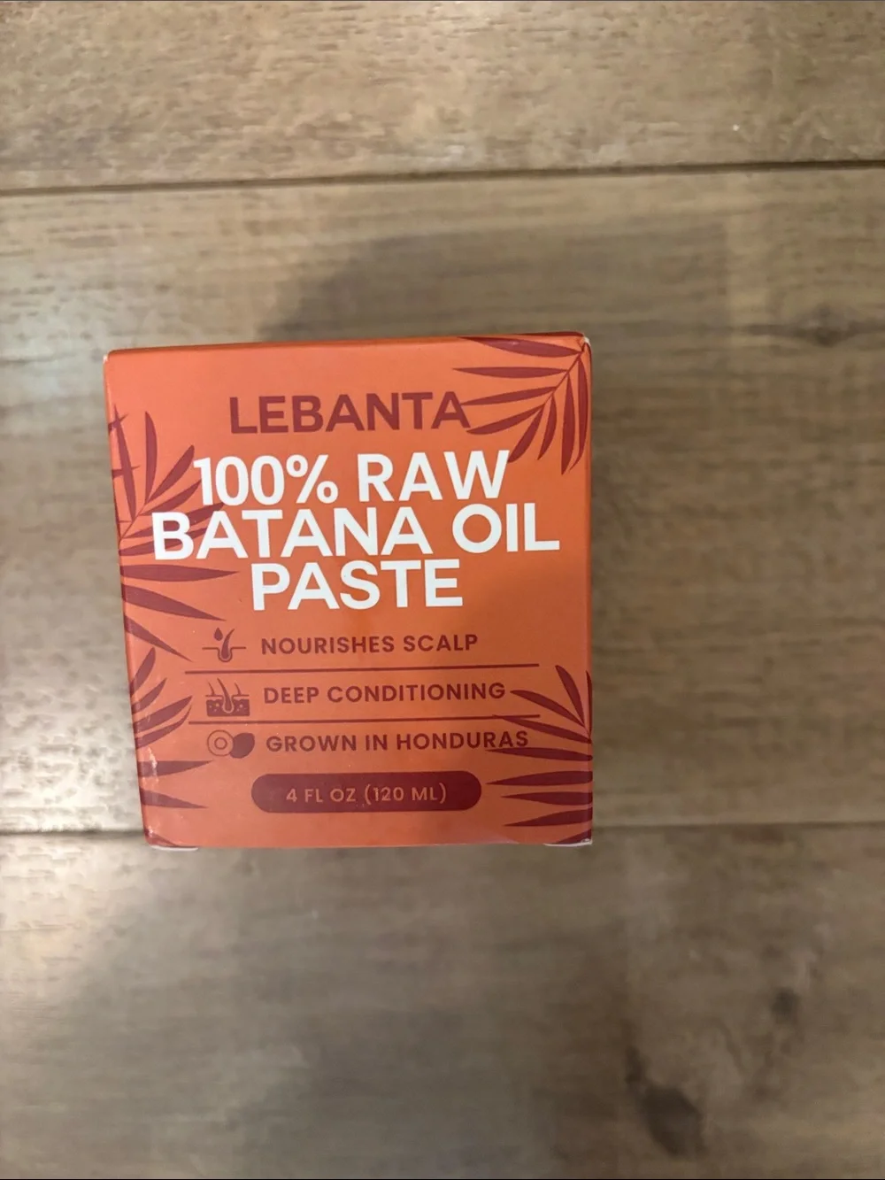 100% Raw Batana Oil Paste Hair Mask - Orange
